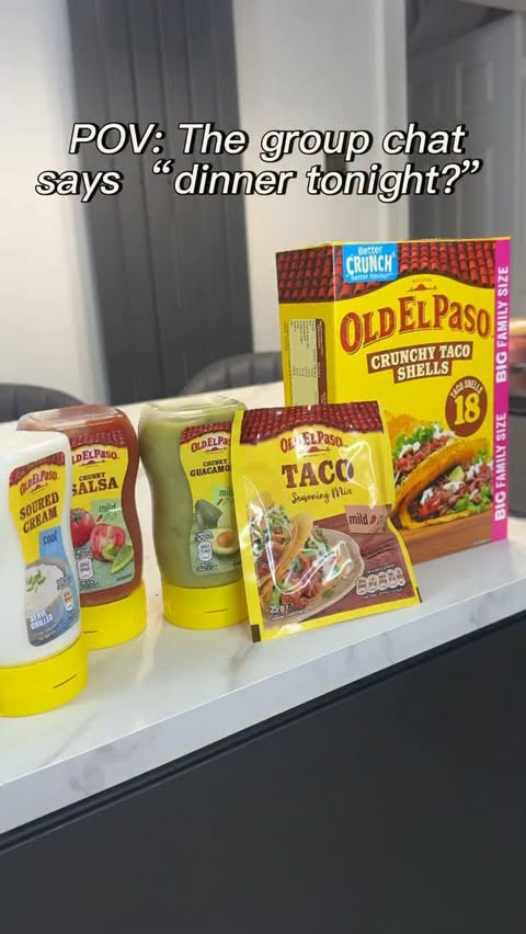 Instagram post by @dami_abagun for Old El Paso. Caption reads: [...] night with the lads done properly with....