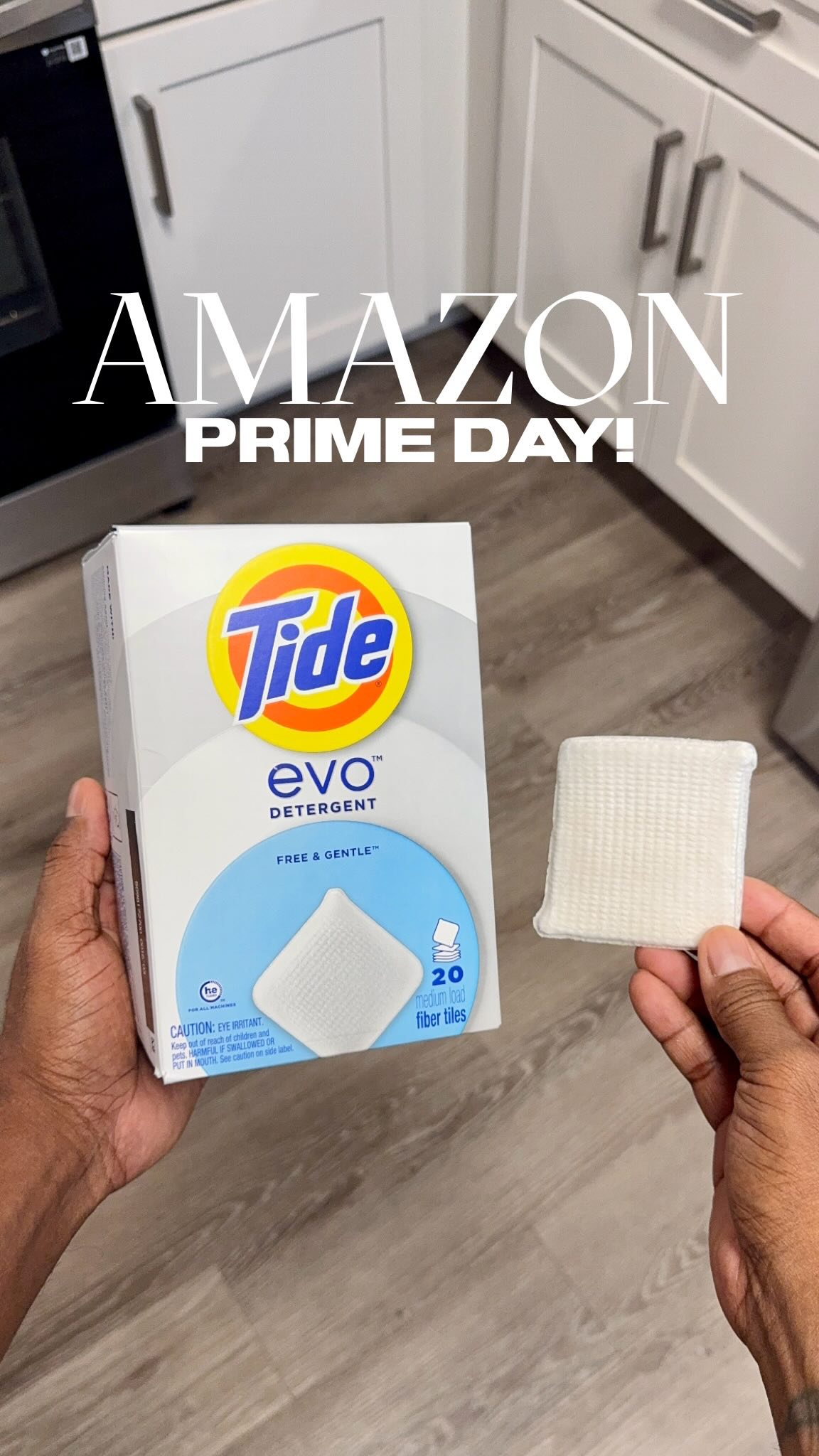 Instagram post by @lifetipsfromus for Tide. Caption reads: Tide evo Free & Gentle has revolutionized how we....