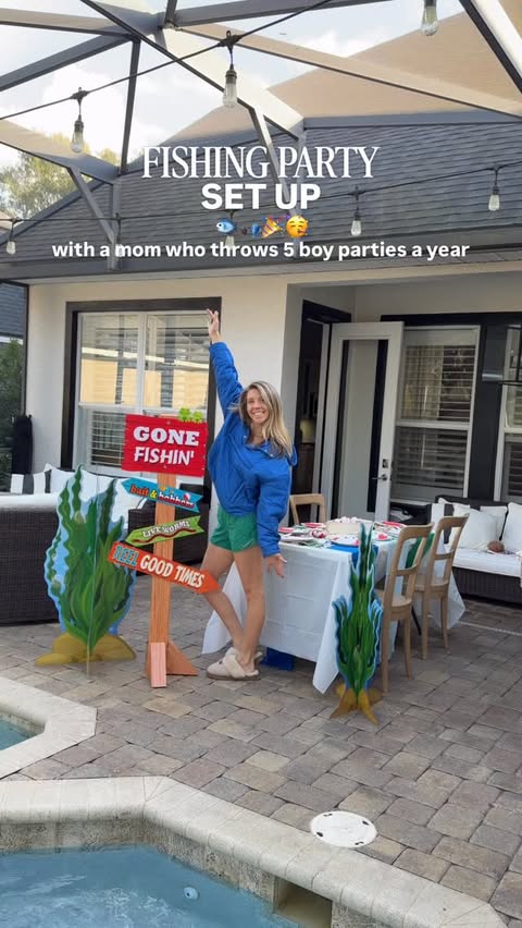 Instagram post by @stephleighworthy for Oriental Trading. Caption reads: [...] boys the parties of their dreams! Oriental....