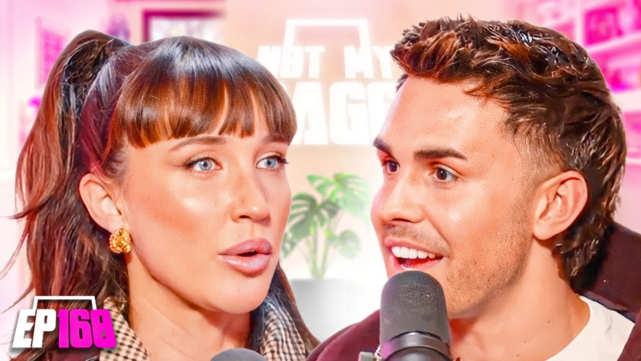 YouTube post by @notmybagg for Grenade. Caption reads: Megan McKenna's REBRAND Of "Mental Meg", WHIRLWIND....