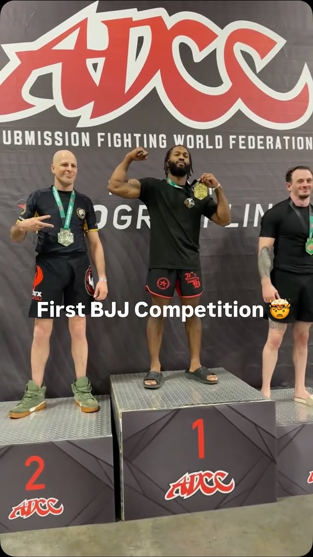 Instagram post by @coachofchampions_ for ADCC. Caption reads: [...] fought in two intermediate brackets for....