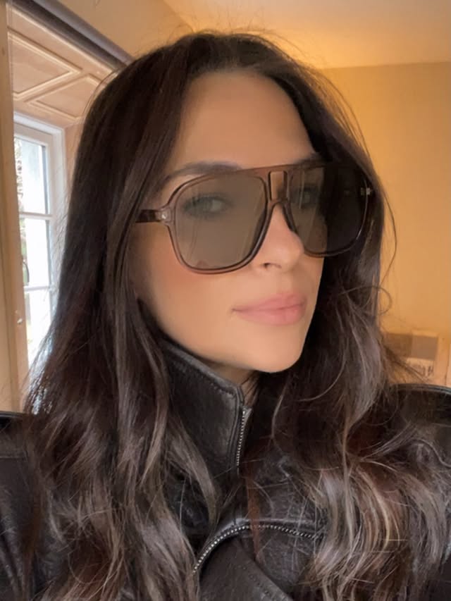 Instagram post by @denisa29 for Otra Eyewear. Caption reads: [...] the Irish official stockists of @otraeyewear....