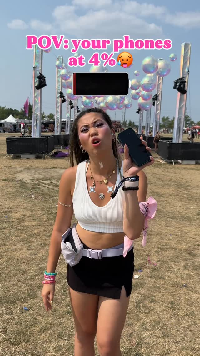 Instagram post by @erin22xoxo for AnkerMake. Caption reads: I made it through Canada’s largest EDM festival....