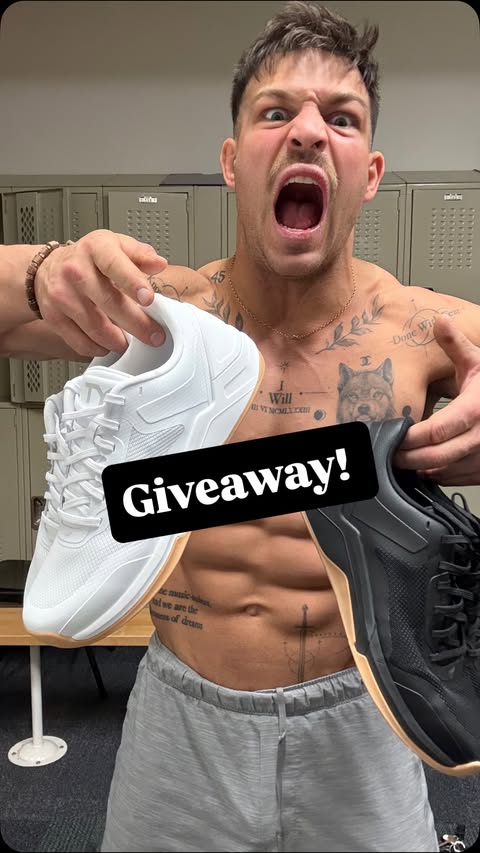 Instagram post by @willcarterforever45 for TYR Sport. Caption reads: Helloooo! I’m partnering with @tyrsport to give....