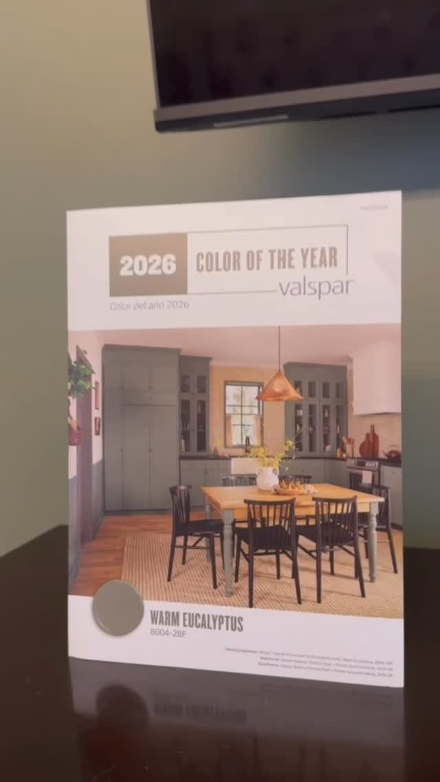 Instagram post by @finishingtouch_ic for Valspar. Caption reads: #ad Could one color change everything? We put it....