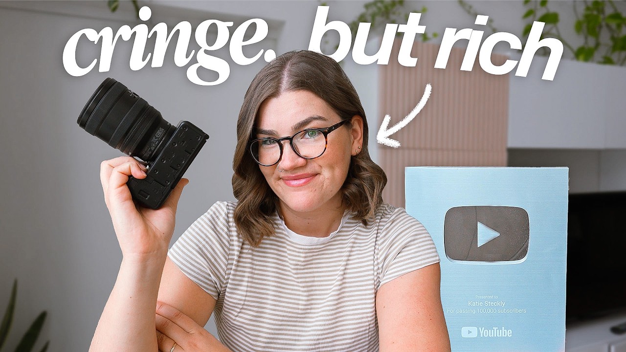 YouTube post by @katie for Hostinger. Caption reads: Build your website with Hostinger for just....