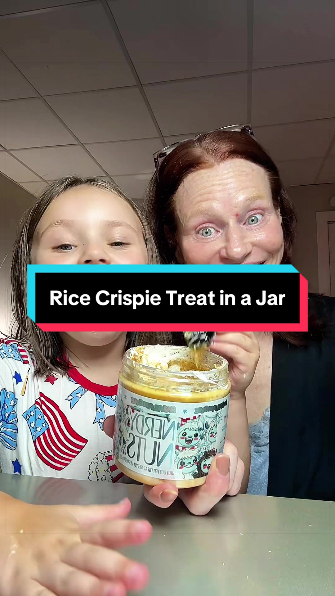 TikTok post by @dawnlsmith422 for Nerdy Nuts. Caption reads: [...] treats into ONE jar was genius 😍 @Nerdy....