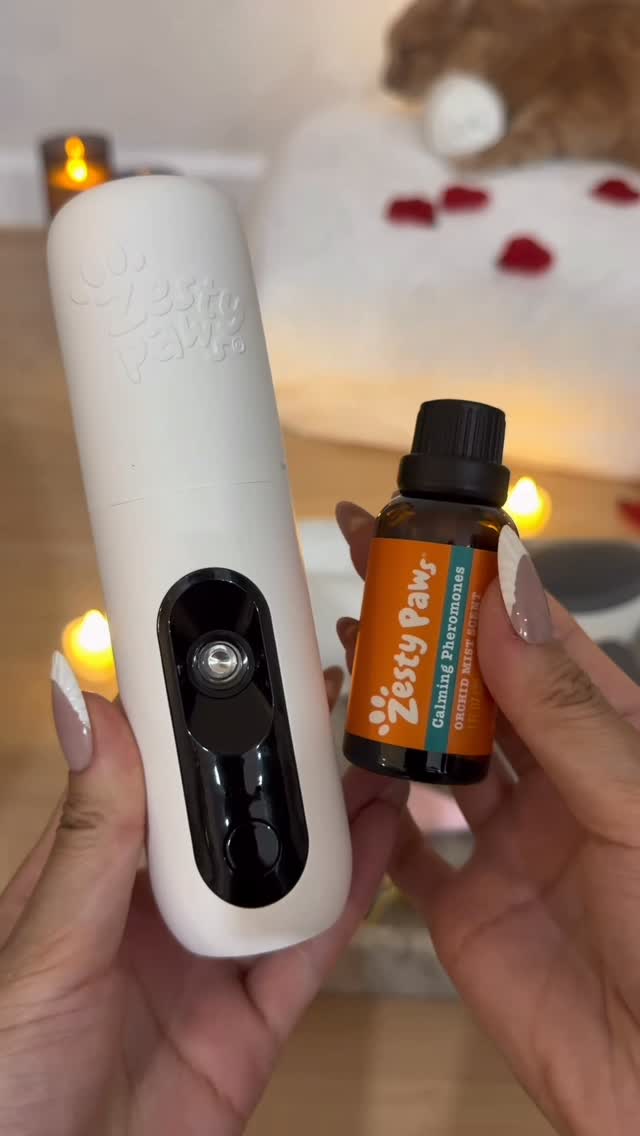 Instagram post by @penguinpepperpia for Zesty Paws. Caption reads: Spa day, every day 🌸
Turn your home into a calm,....