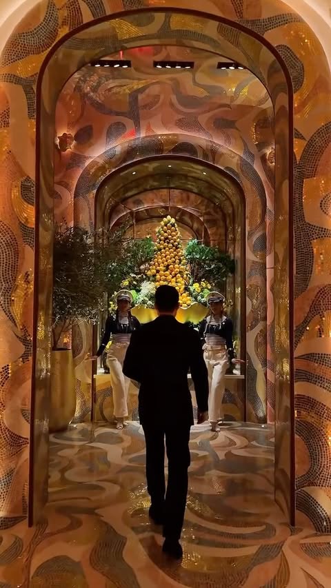 Instagram post by @brandonau for MGM Resorts. Caption reads: The grand opening of Carbone Riviera at @bellagio....