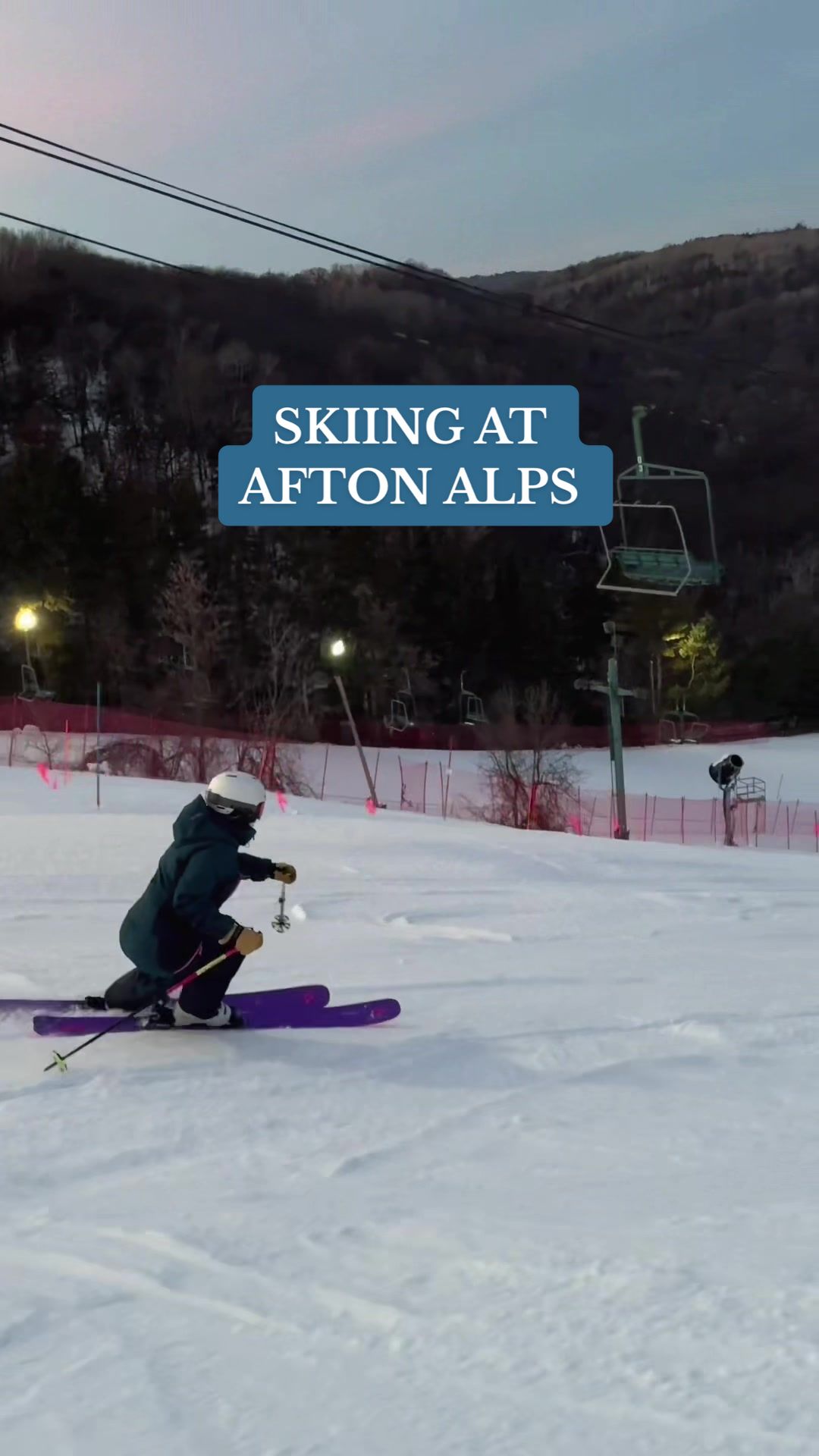 TikTok post by @grace_donner for Epic Pass. Caption reads: [...] Alps where my Epic story began! 🎿💛....