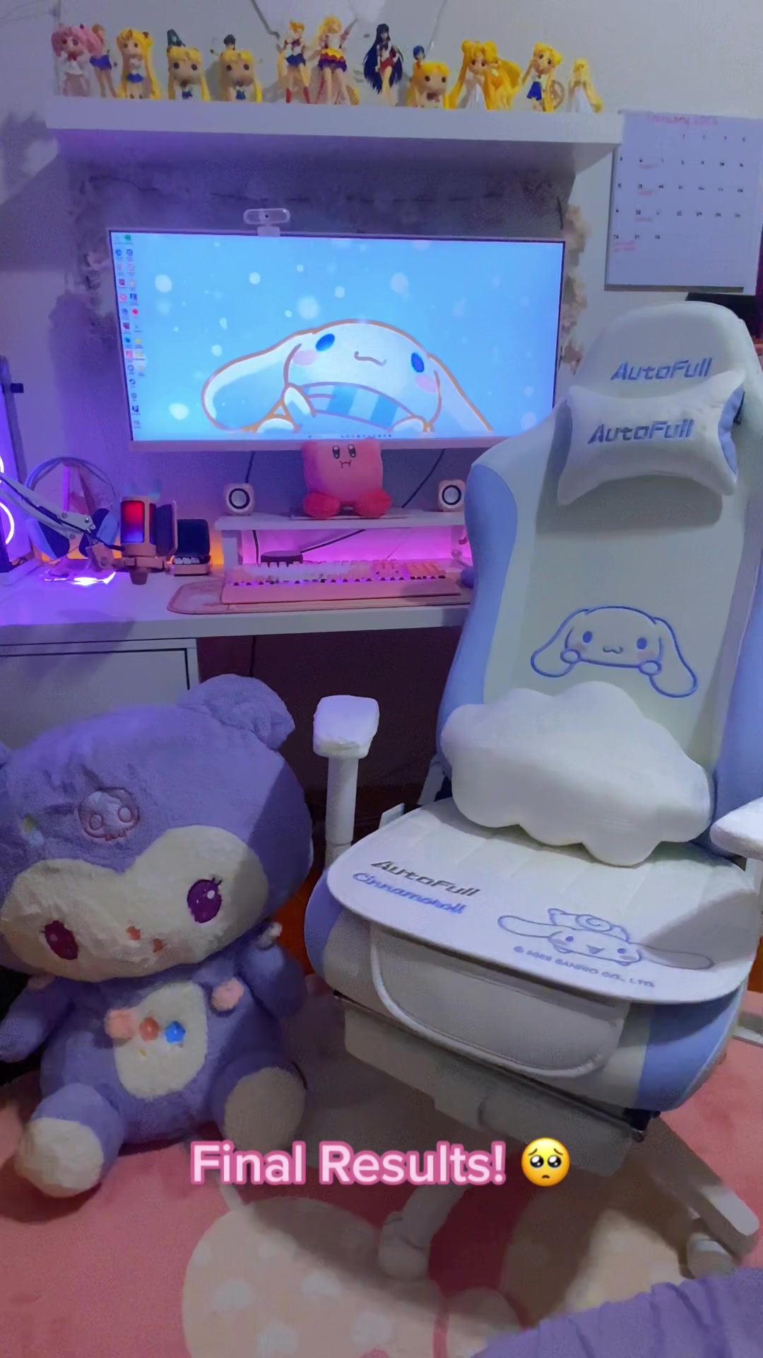TikTok post by @bunnimoonxo for AutoFull. Caption reads: [...] for my bf for building this for me 💗....