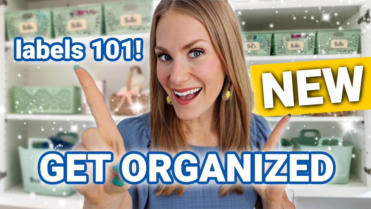 YouTube post by @DoItOnaDime for Ibotta. Caption reads: Get Organized FAST ✨ Beginners Guide to Labeling....