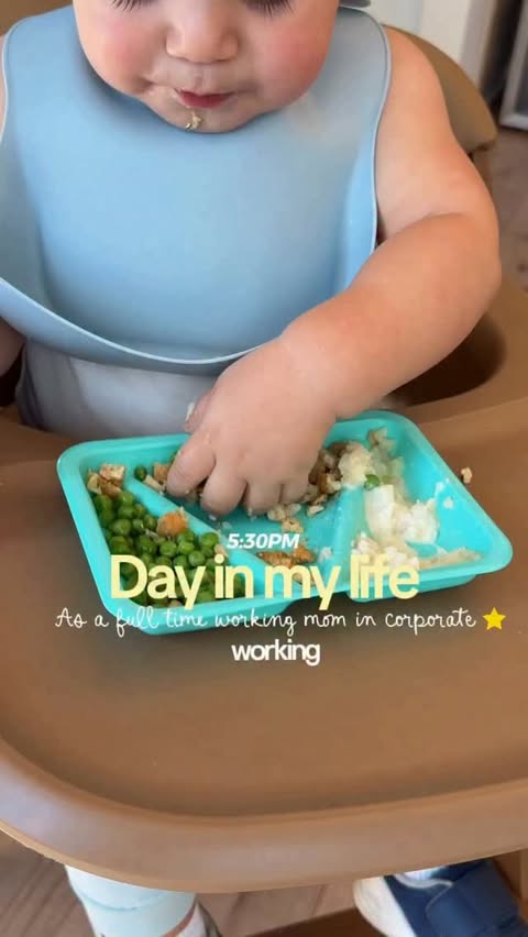 Instagram post by @cinthiajgalvez for Little Spoon. Caption reads: [...] 🤍 My little guy has been loving his Little....