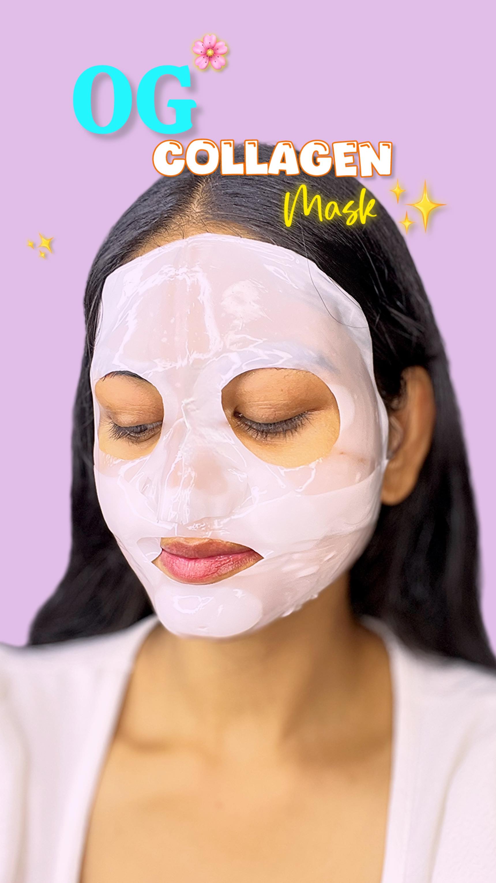 Instagram post by @misty_girl_riya for Quench Botanics. Caption reads: Comment “Collagen Mask” for the link 💕

This....