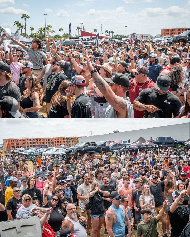 Instagram post by @areyoubama for Dezerland Park Orlando. Caption reads: What a weekend! Ready to see everyone again in....