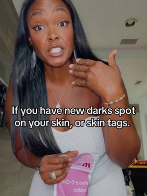 TikTok post by @richiewritz for Micro Ingredients. Caption reads: [...] #a1c #darkspots #skintags #ad @Micro....