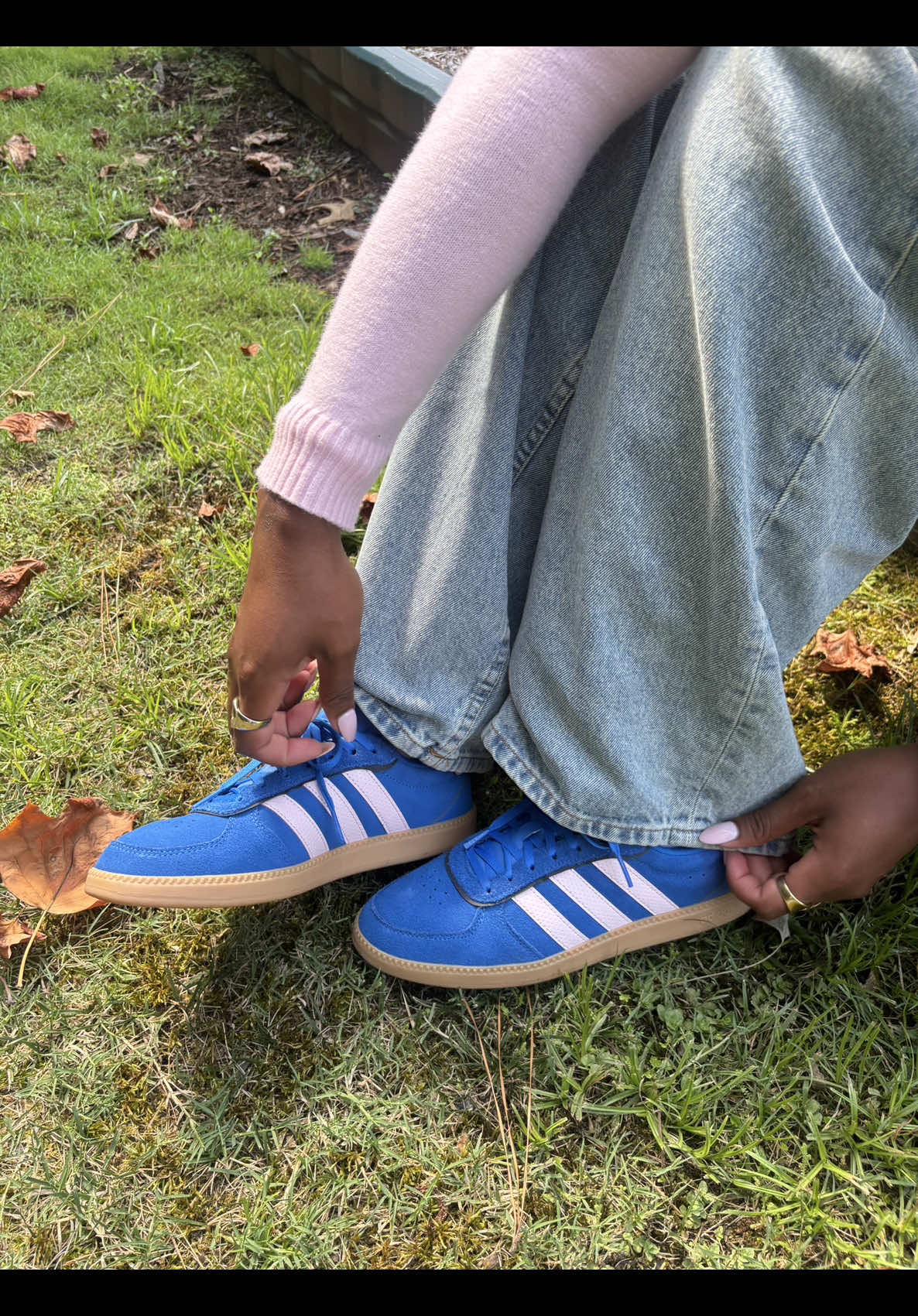 TikTok post by @michelle.autumnn for Famous Footwear. Caption reads: Stepping into the new school year with confidence....