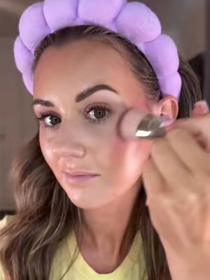 TikTok post by @sophiesbeautytok for Jordana Ticia Cosmetics. Caption reads: Now this is a me shade 😍😍 @Jordana Ticia blush....