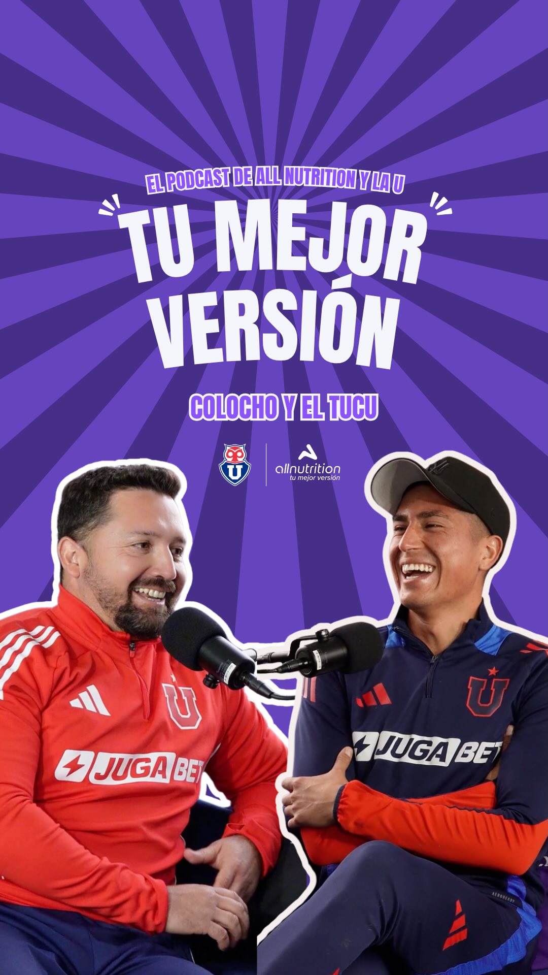 Instagram post by @udechileoficial for Allnutrition. Caption reads: 🗣️ “ÚLTIMAMENTE YA LO TENGO DE CASERO 🏓” 🥸
¿Qué....