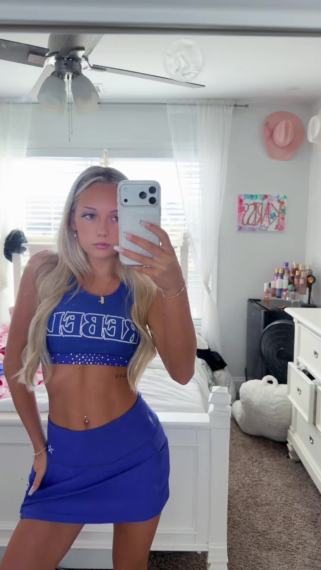 TikTok post by @kariss.ava for Rebel Athletic. Caption reads: @rebelathletic You did it again😍 #fypシ゚viral....