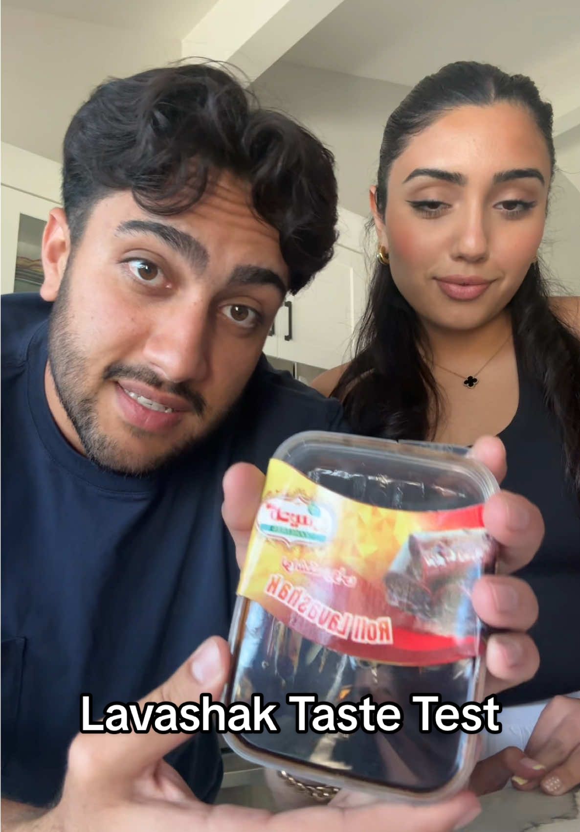 TikTok post by @notjamshid for Lavashak. Caption reads: The best lavashak ever?! @Lavashak #persian #farsi....