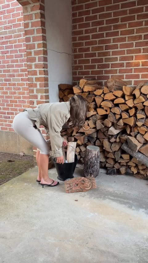 Instagram post by @madisonkizer for Maison Margiela Fragrances. Caption reads: By The Fireplace 

Cozy season in a bottle. By the....