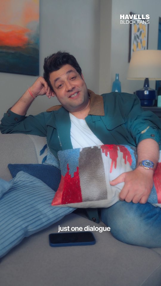 Instagram post by @nimsstylefile for Havells. Caption reads: Awaaz do aur hawa lo 😌 Havells Epic Voice fan....