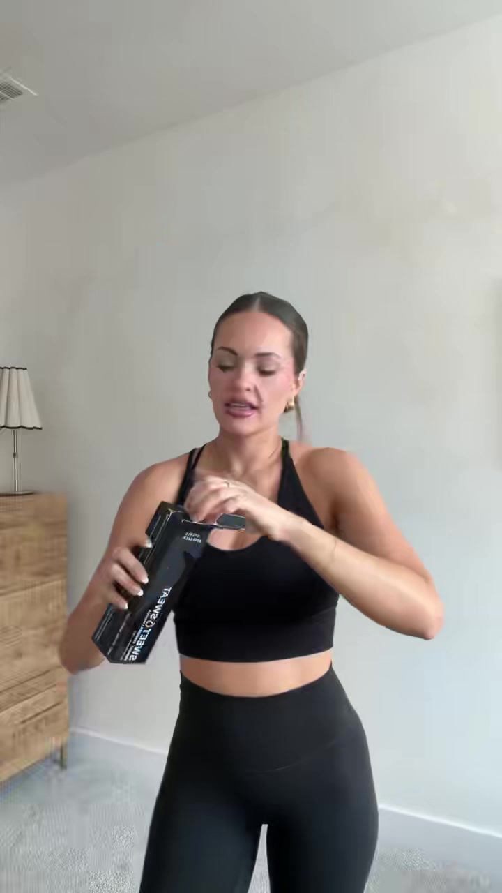 TikTok post by @maddiemperry for Sweetsweat. Caption reads: [...] have any of you guys ever tried it??....