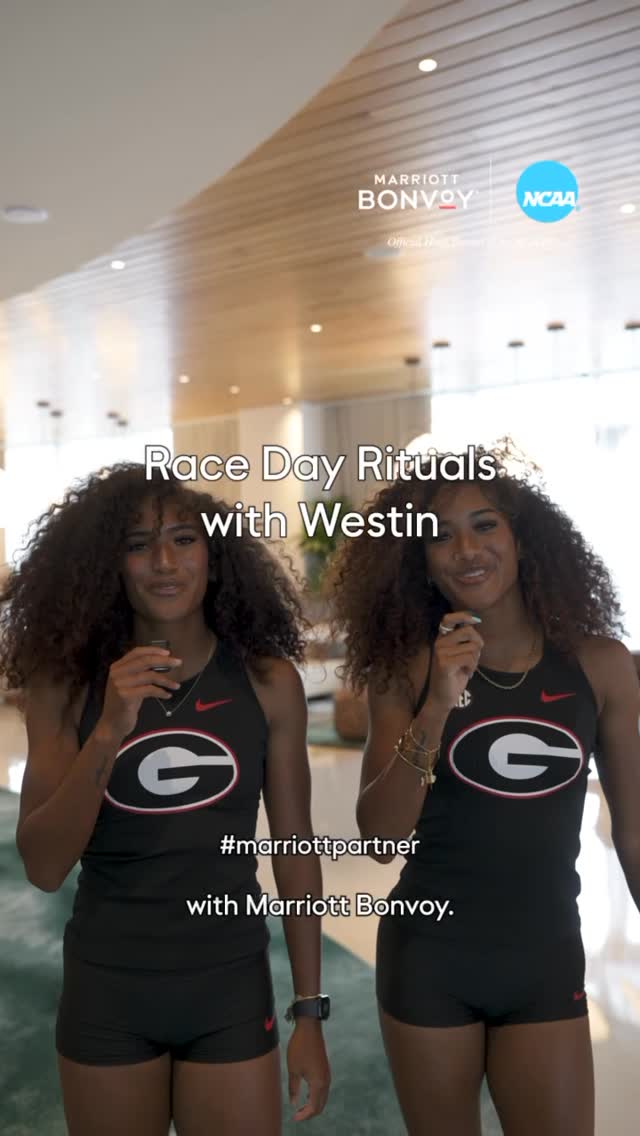 Instagram post by @solefrederick_ for Marriott Bonvoy. Caption reads: #MarriottPartner Wellness is our warm-up ✨ Sharing....