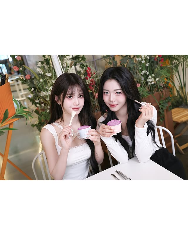 Instagram post by @triplescosmos for Shiseido Professional. Caption reads: 🫐 #TrioBerry #tripleS #트리플에스.