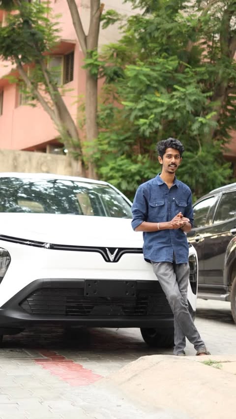 Instagram post by @ranjith_cs_ for VinFast. Caption reads: [...] every month just for fuel. But with the....