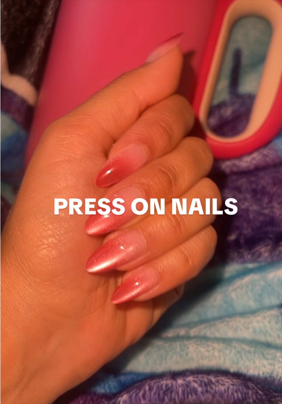TikTok post by @mayrenimagana for Nailboo. Caption reads: I love 😍😍😍 @Nailboo #pressonnails #nails....