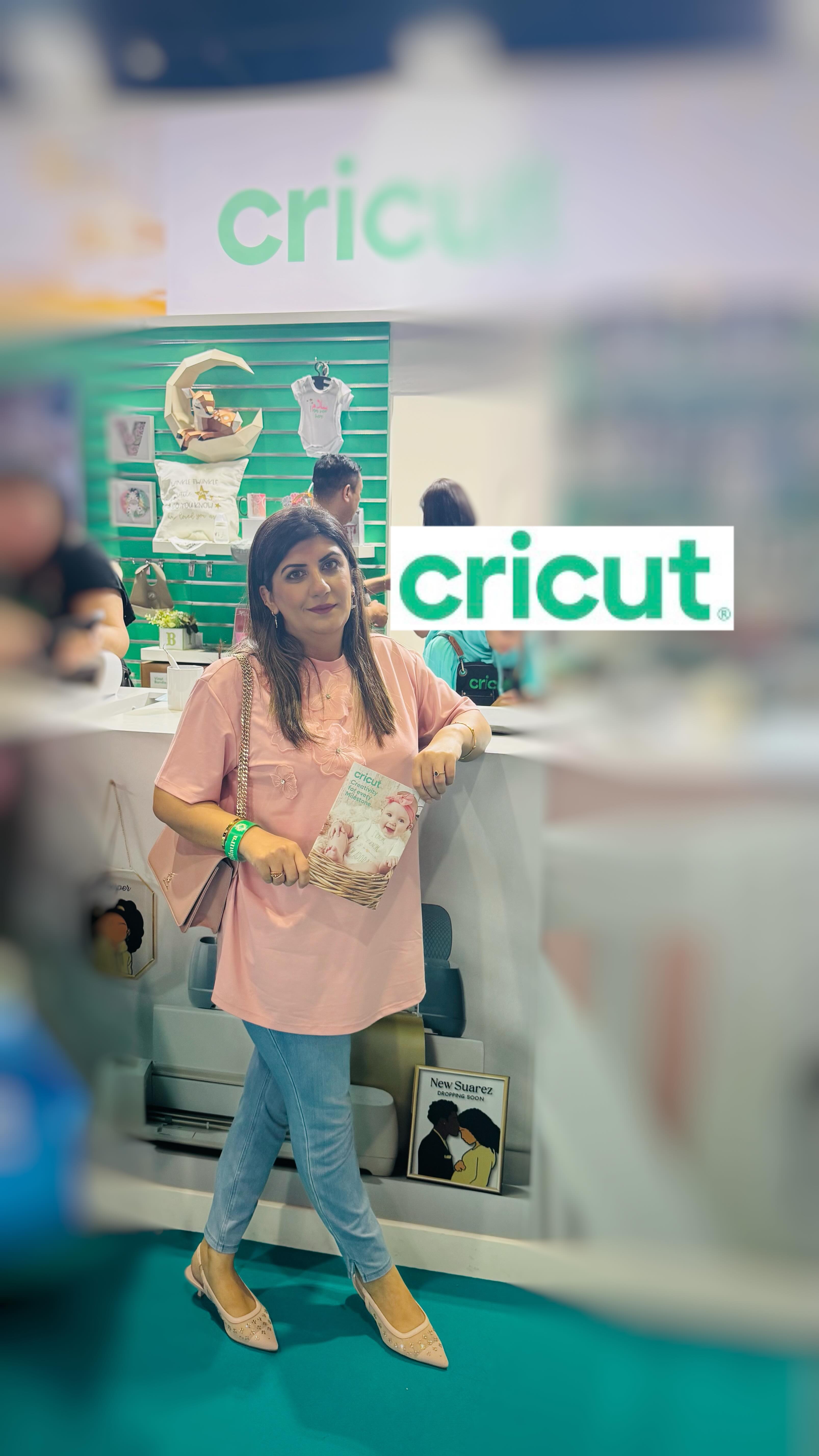 Instagram post by @lifestyle_with_hira for Cricut. Caption reads: X @cricut_mea 
Turning little moments into big....