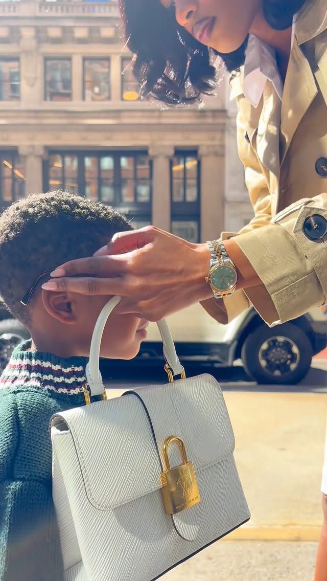 Instagram post by @justicejwilliams for Kith. Caption reads: @kithkids 🤝🏽 #revolvepartner 🧸 [...].