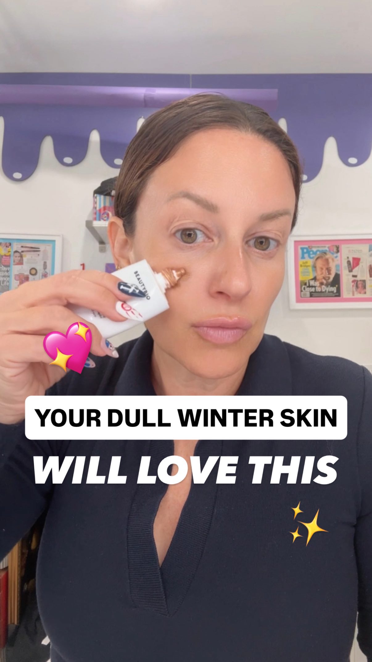 Instagram post by @jamiemakeup for BeautyBio. Caption reads: [...] together. Thank goodness for @beautybio....