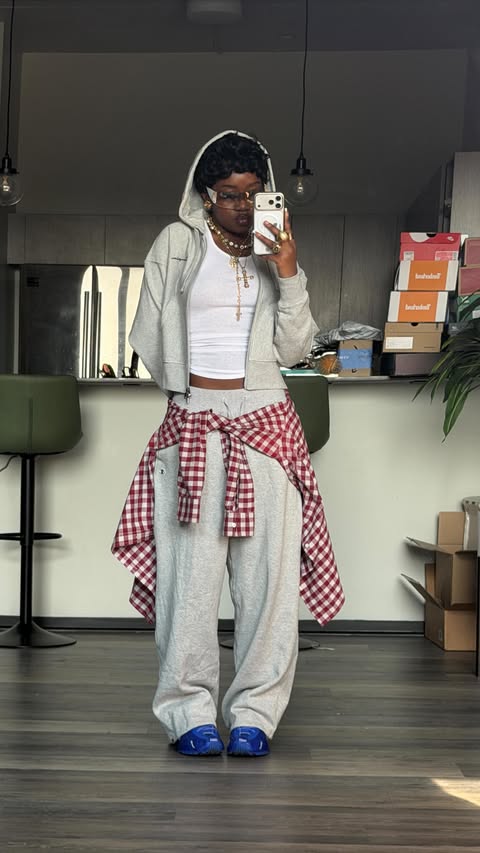 Instagram post by @iam.anayaaa for Champion. Caption reads: Building my fall rotation with Champion✨ @champion....