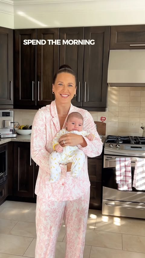 Instagram post by @abiromanfit for Cozy Earth. Caption reads: [...] 🤍 Wearing the cutest pajama set from....