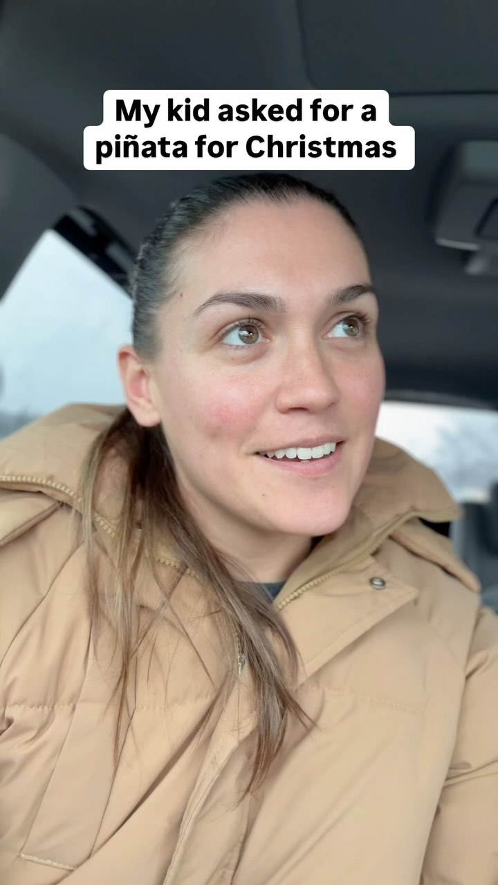 Instagram post by @kanececi for Party City. Caption reads: Shoutout to Mrs. Claud for repeating this request....