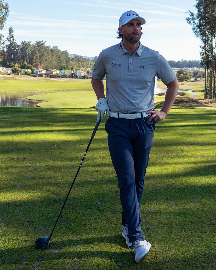 Instagram post by @jeffmcneil805 for Rapsodo. Caption reads: Diamond Sports x @RapsodoGolf Crossover We’ve....