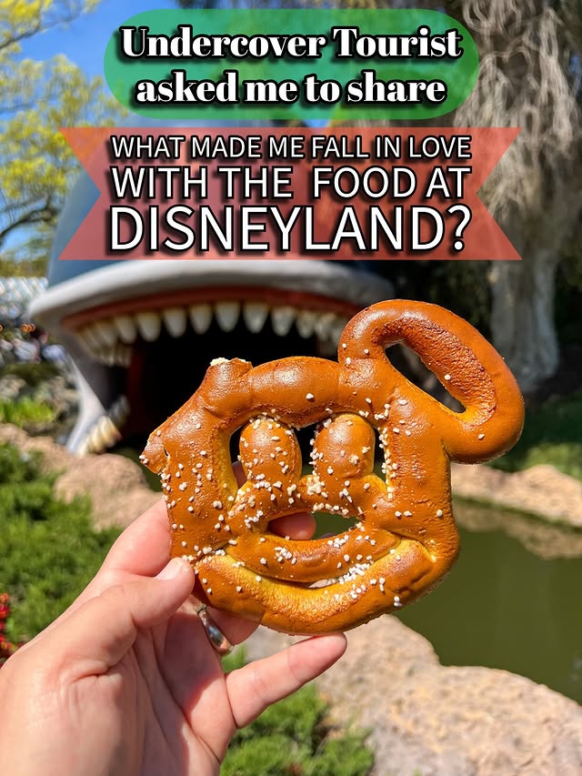 Instagram post by @foodatdisneyland for Undercover Tourist. Caption reads: [...] why I’m so excited to partner with....