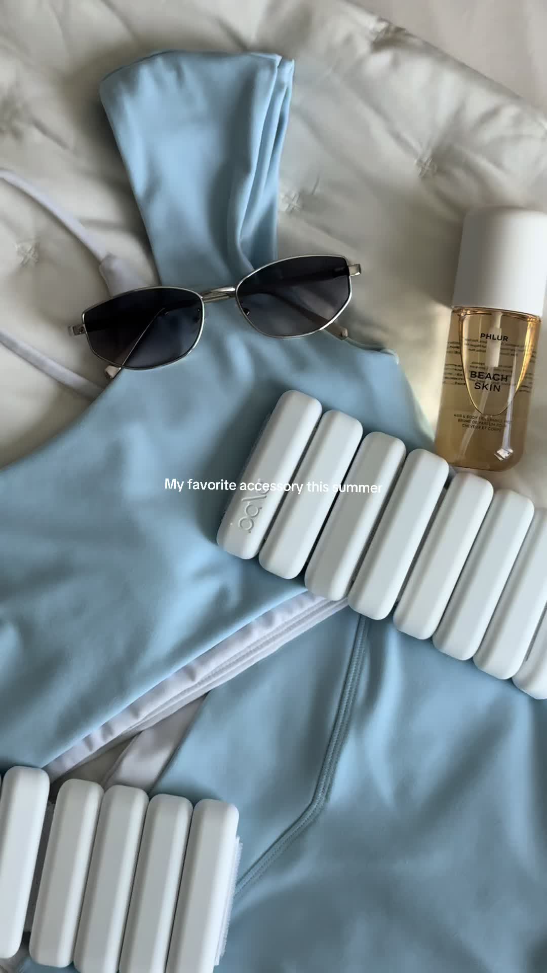 TikTok post by @giannaevasims for Bala. Caption reads: [...] everywhere because they’re just stunning....