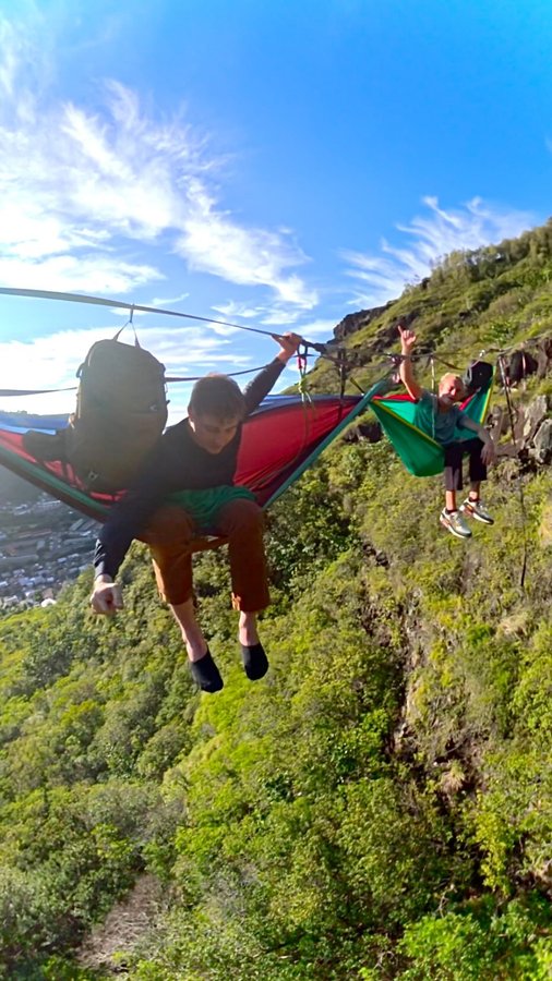 Instagram post by @tristankuhn for Bearbottom Clothing. Caption reads: [...] winter i’ve been rocking all of....