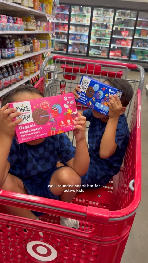 Instagram post by @jassn2 for Once Upon a Farm. Caption reads: [...] 🙌🏽 these Power Wheels from Once Upon a....