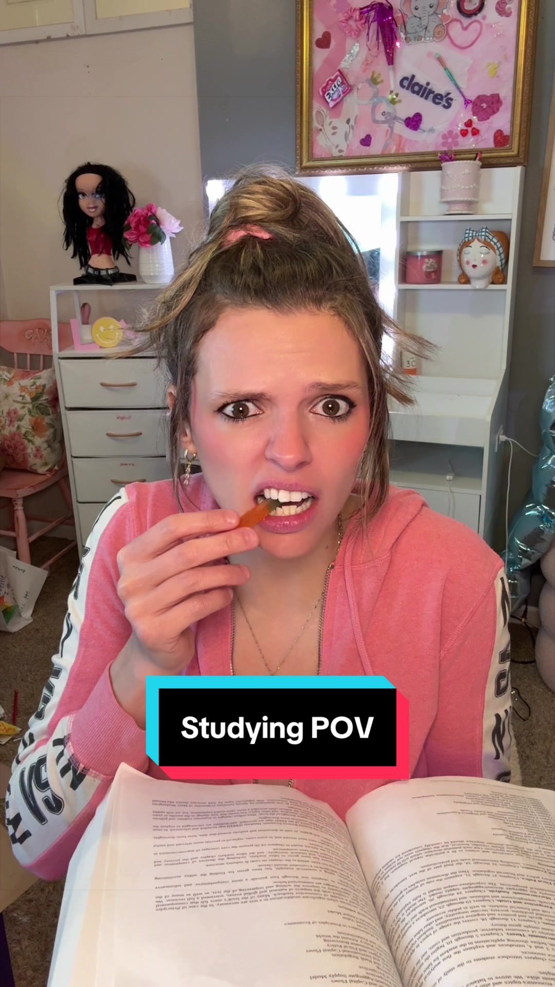 TikTok post by @kaitlin_p123 for Gauth. Caption reads: [...] always this fun, I’d ace everything 😫....