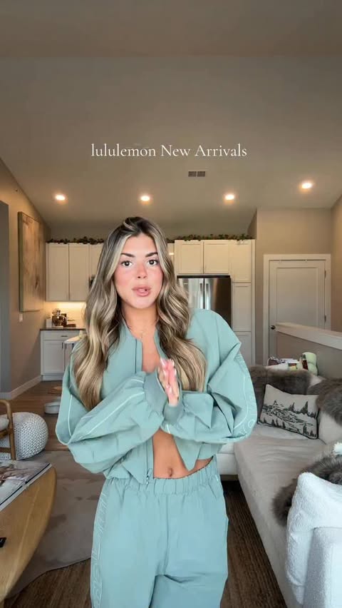 Instagram post by @madisonsvetz for lululemon. Caption reads: New year, new @lululemon arrivals!!....