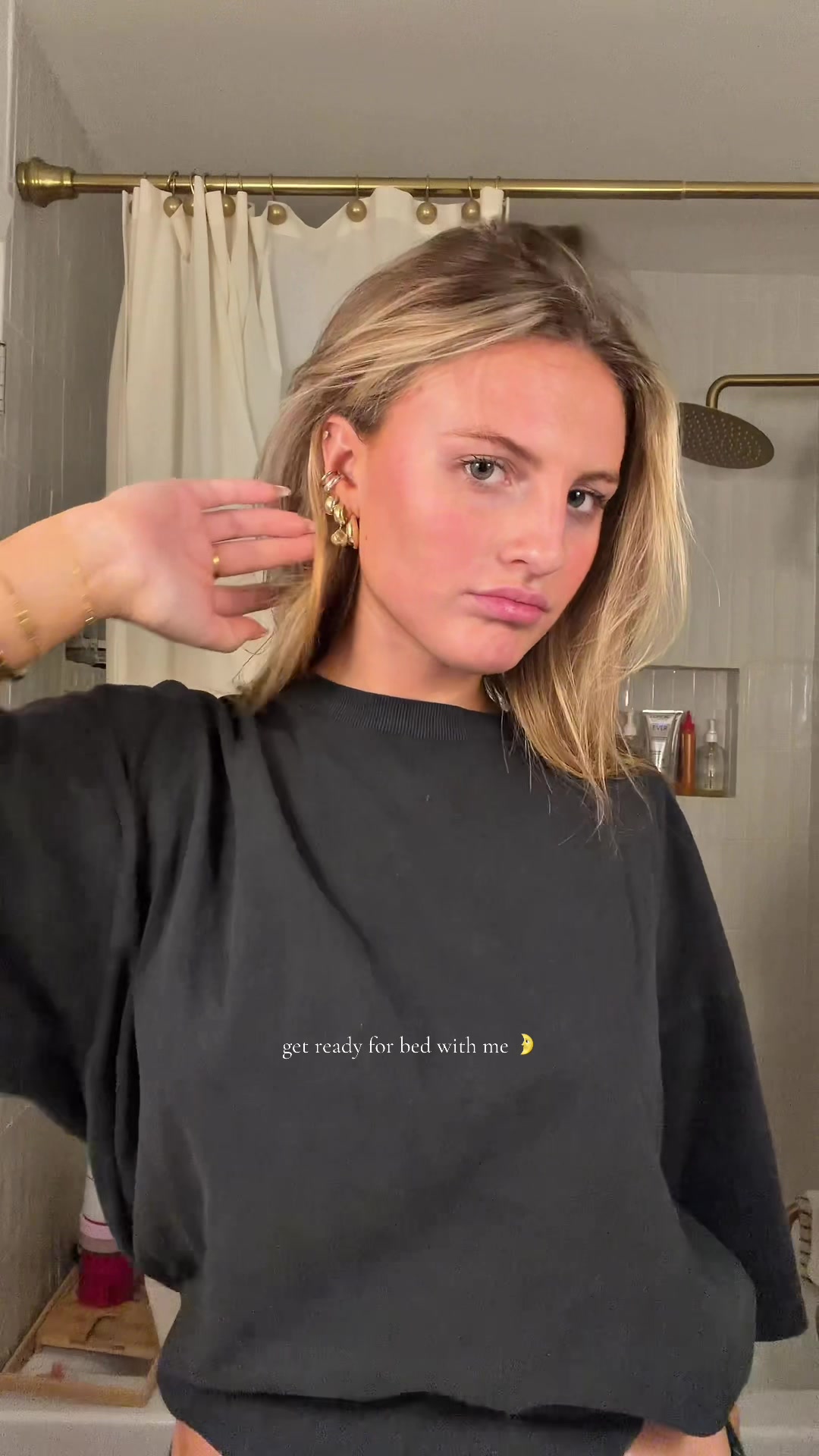 TikTok post by @ella.stough for Youth To The People. Caption reads: unwind w me 🤍 - @Farmacy Beauty @Youth To The....