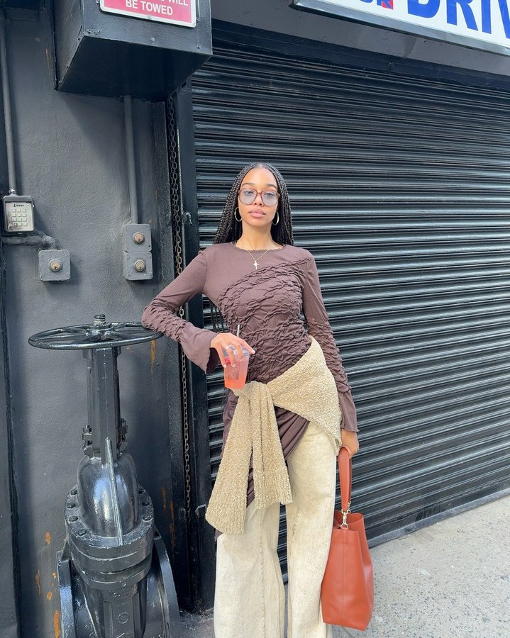 Instagram post by @brandy.elc for Jimmy Fairly. Caption reads: un jour, un look à New York ✨

produits offerts.