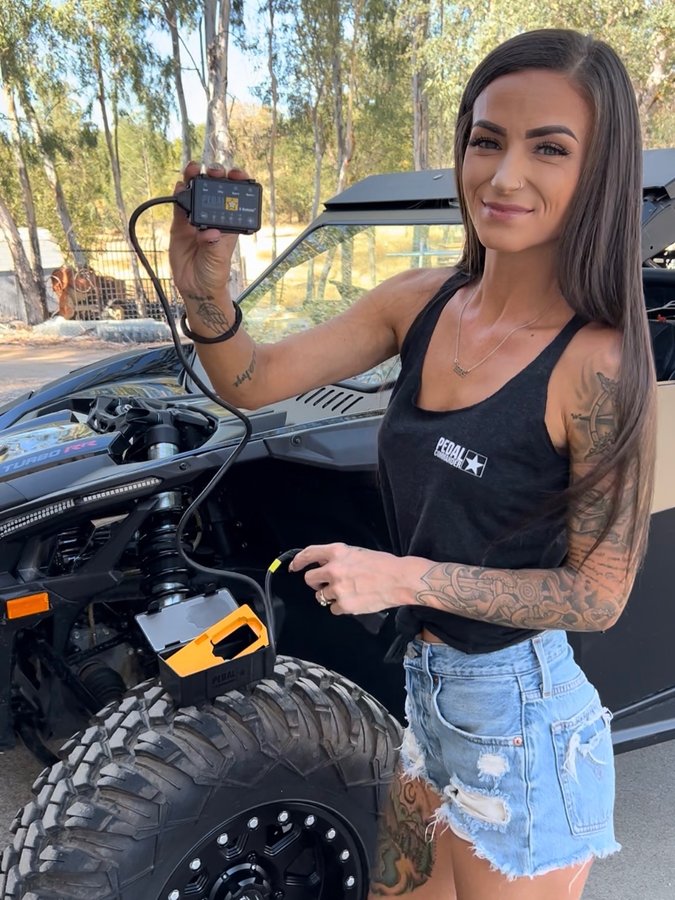 Instagram post by @ls1hannah for Pedalcommander. Caption reads: Did you know @pedalcommander is carb certified and....