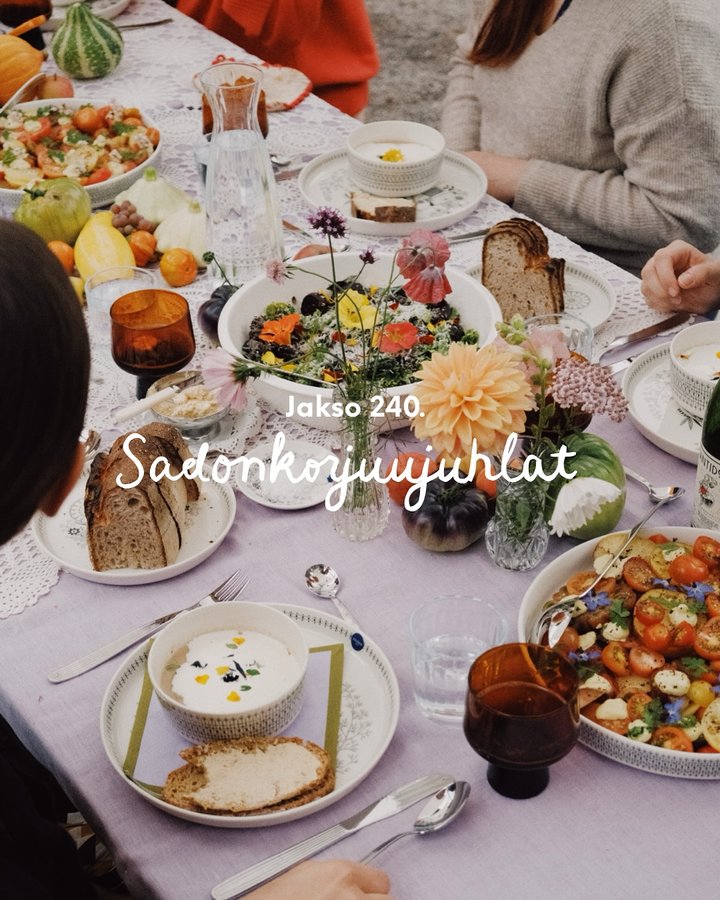 Instagram post by @bella.table for Fiskars. Caption reads: [...] mainoksen vuosikumppanillemme @fiskars....