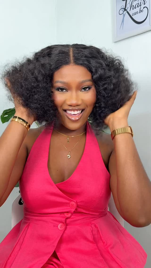 Instagram post by @chinenyennebe for Luvme hair. Caption reads: This hair from @luvmehair is teaaaa 🥰🥰🥰

Luvme....